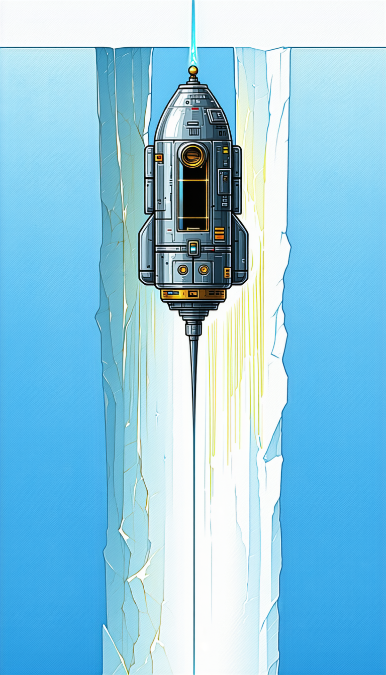 A Futuristic Spacecraft With A Large, Round Window On The Side