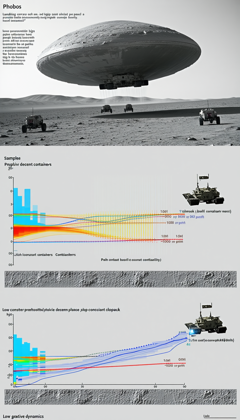 The Image Is A Graphic Representation Of A Rover On Mars, With A Focus On The Rover's Temperature