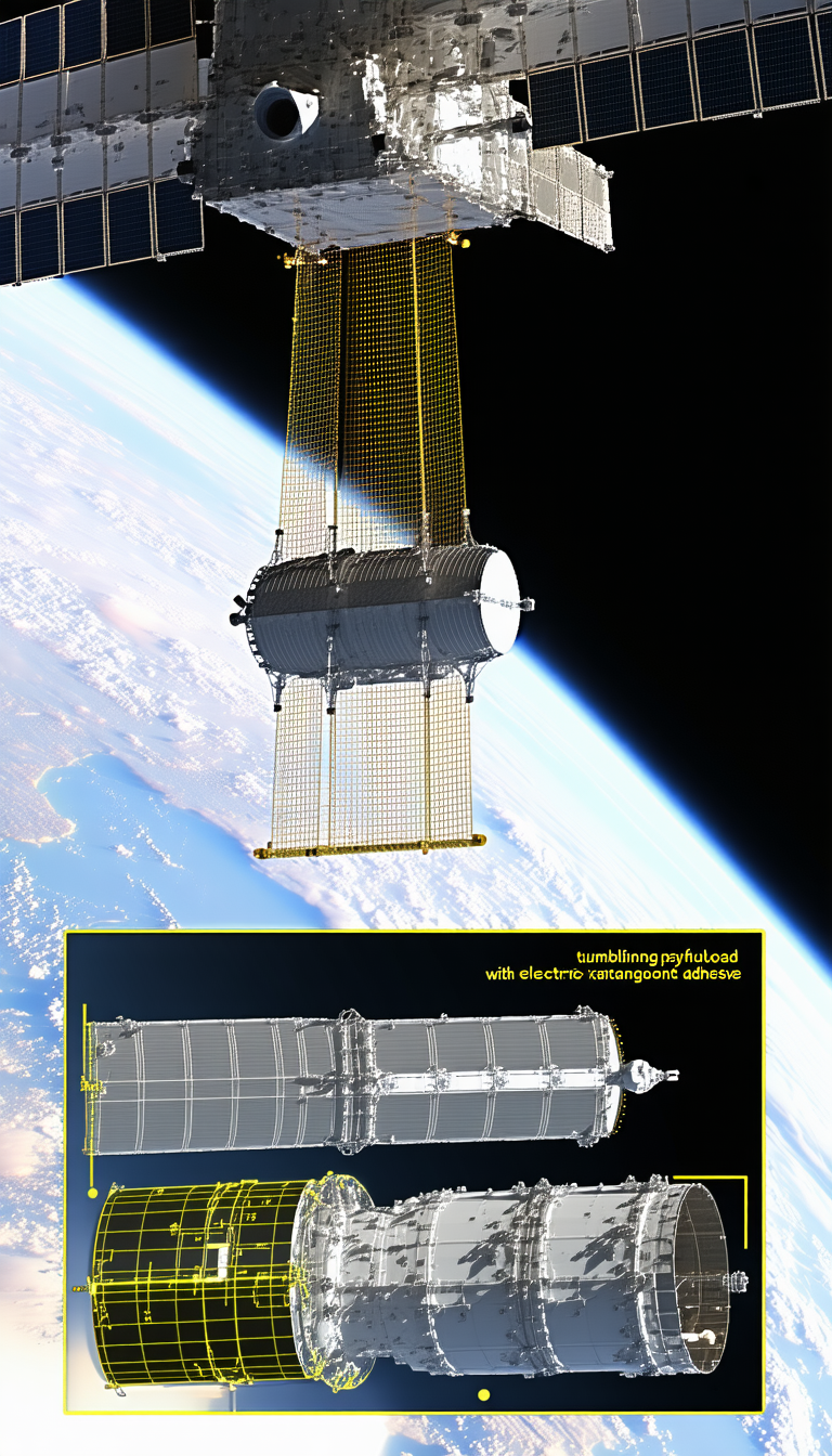 Two Spacecrafts, One On The Left Side And The Other On The Right Side Of The Frame