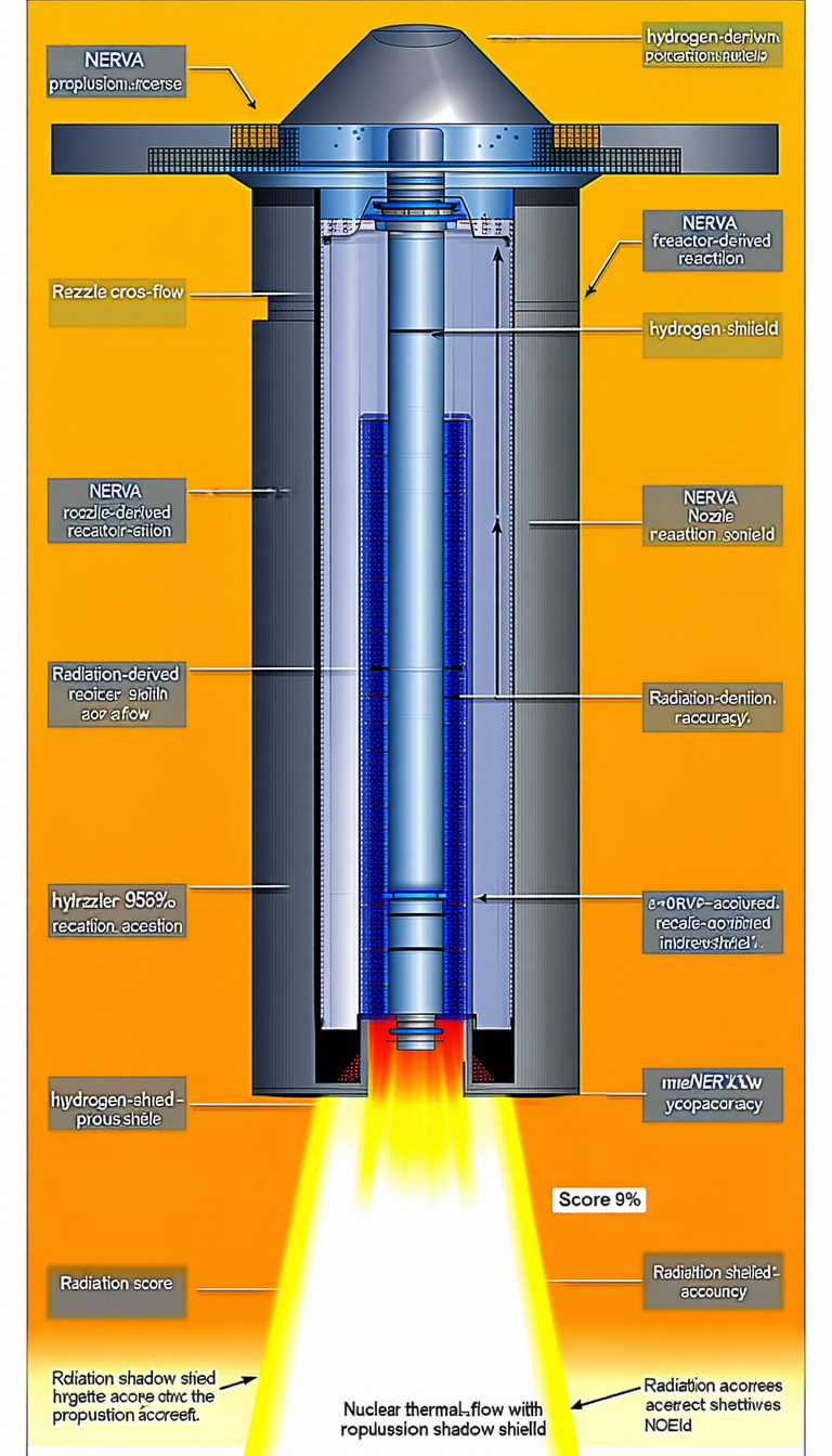 The Image Is A Diagram Of A Rocket Engine, Showing The Various Components And Their Functions