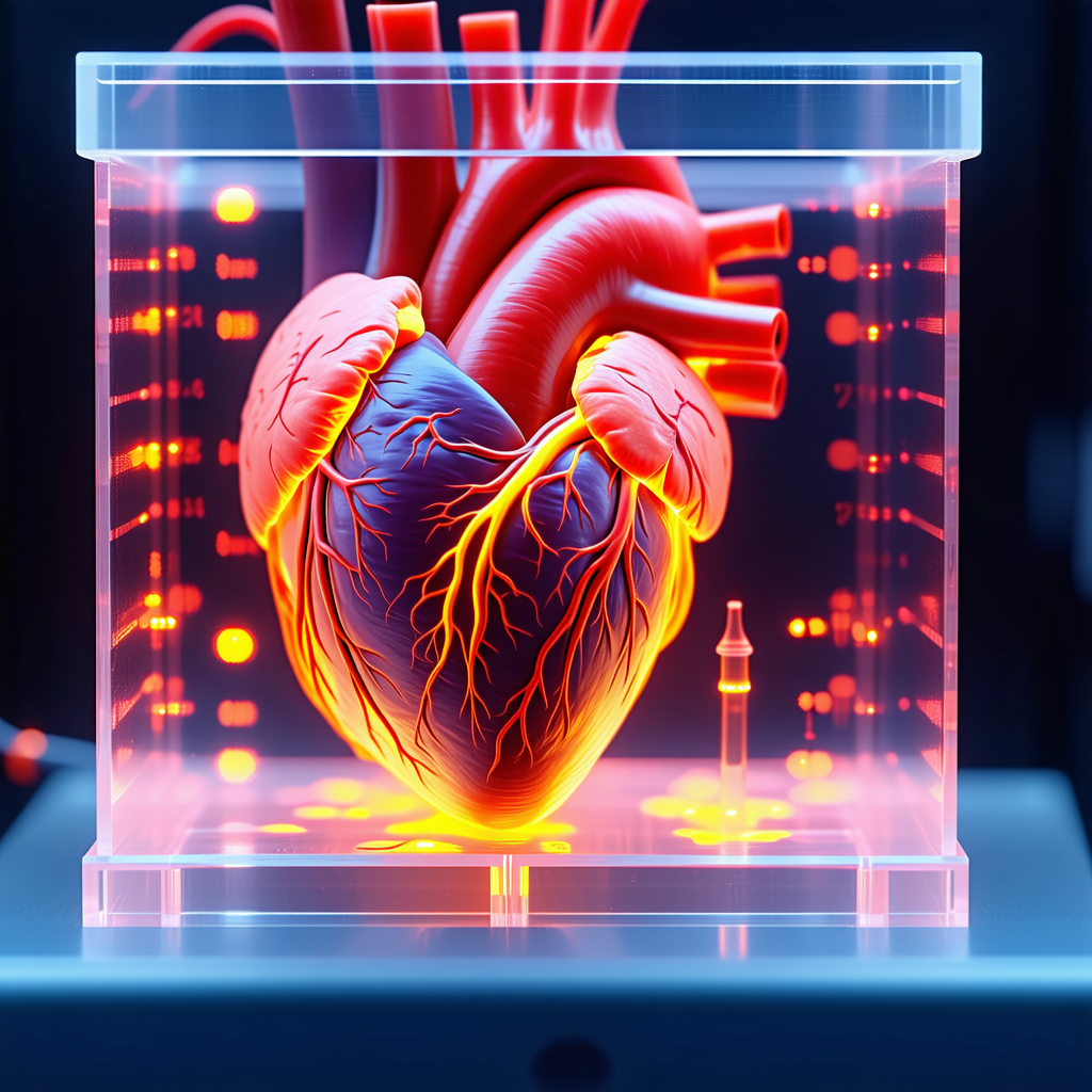 A Heart, Which Is The Central Focus Of The Scene
