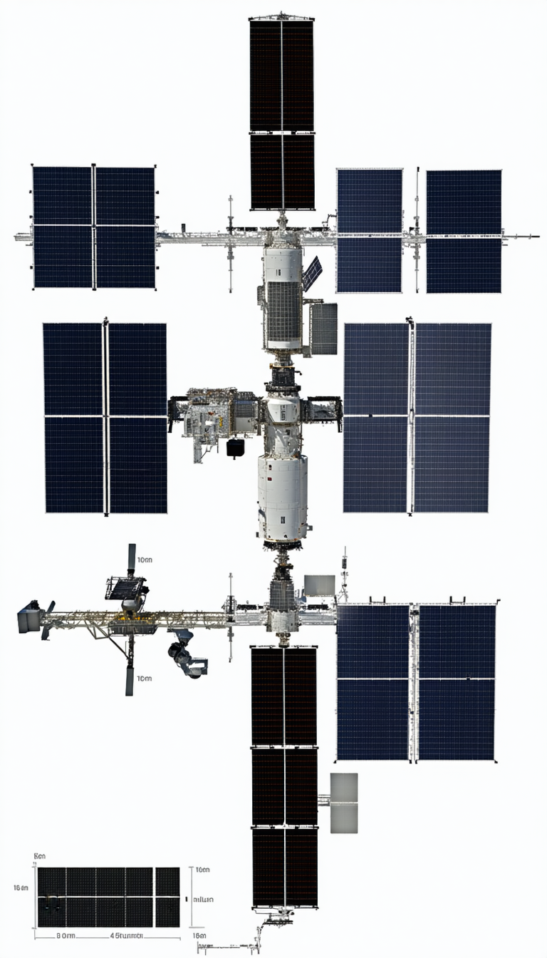 space station shown series diagrams