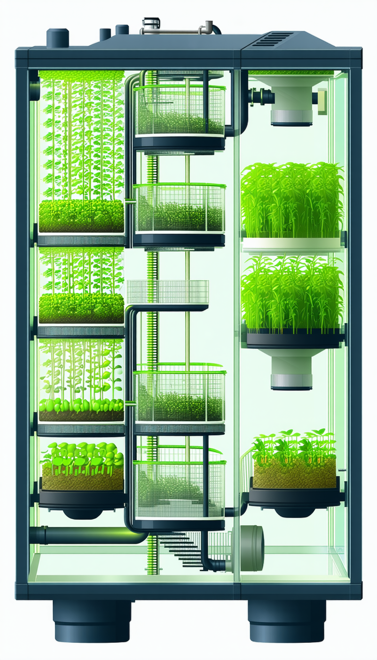 A Large, Multi-level Greenhouse Filled With Various Plants