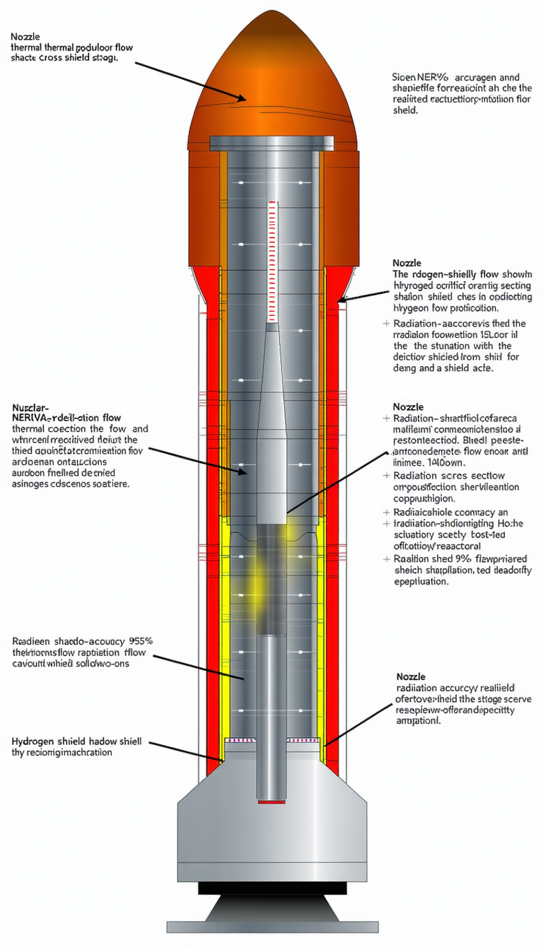 The Image Is A Diagram Showing The Different Parts Of A Rocket Engine