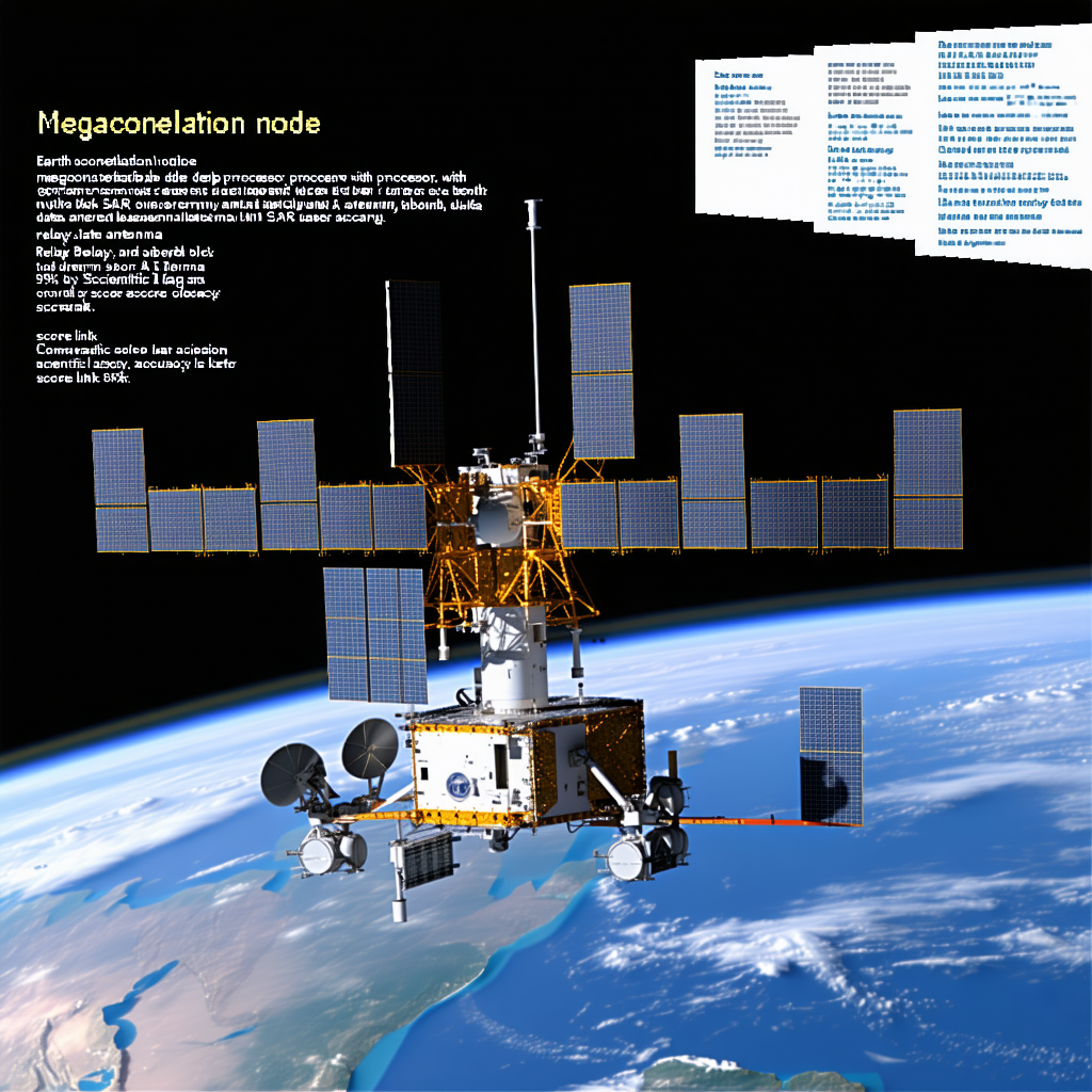 A Space Shuttle, Which Is A Large And Complex Spacecraft, Floating In The Air