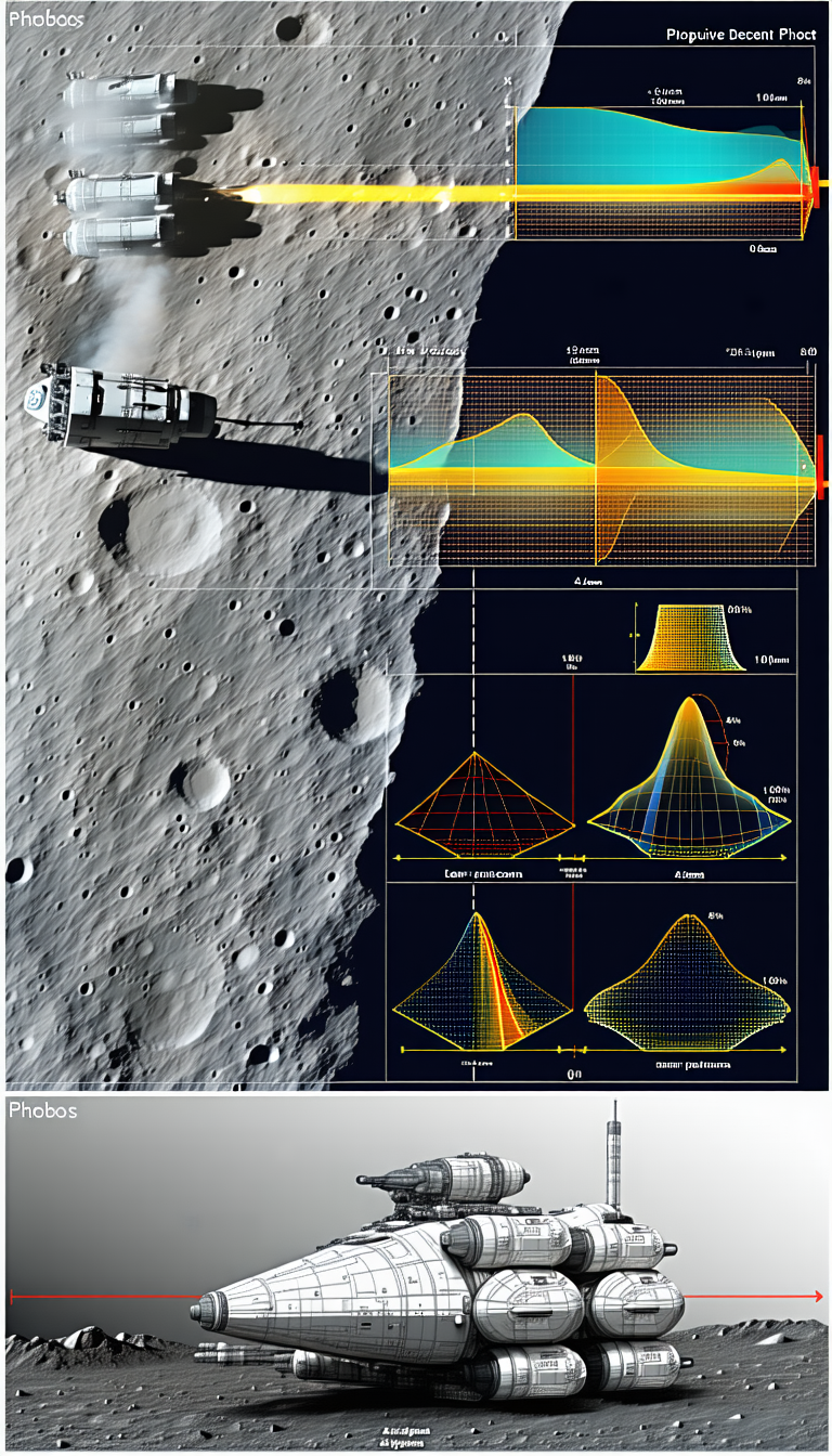 A Spacecraft Is Shown In The Image, With A Graphic Of The Spacecraft On The Left Side Of The Image