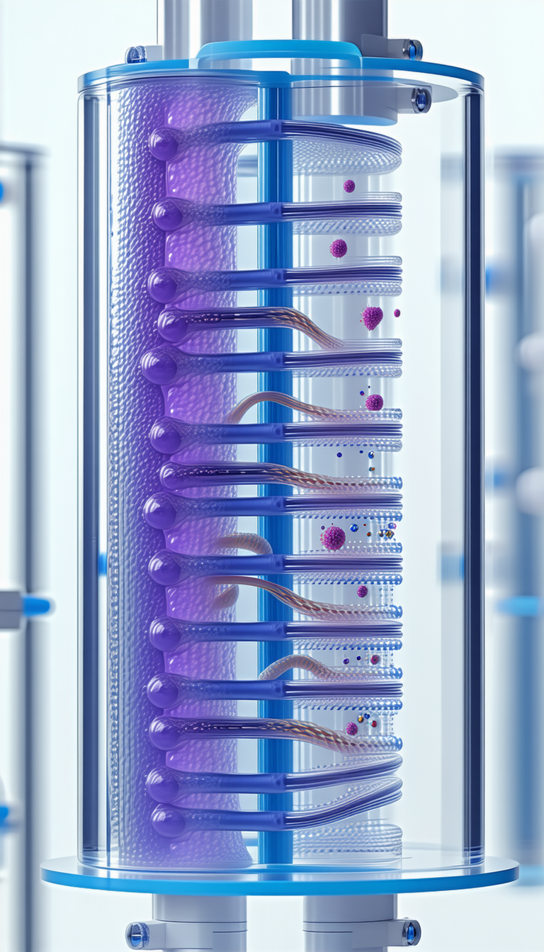 A Blue And Purple Toothbrush Is Shown In A Close-up View