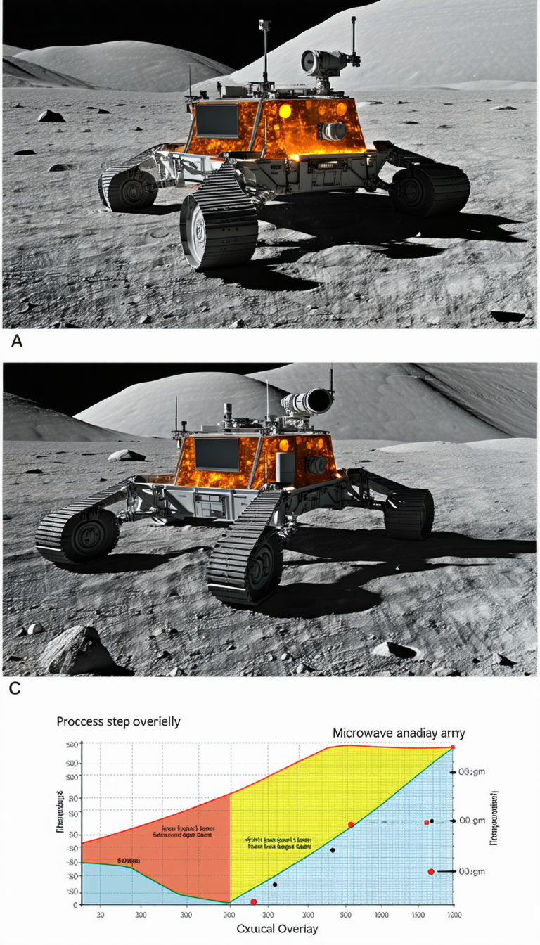 A Robotic Vehicle, Possibly A Rover, On A Rocky Surface