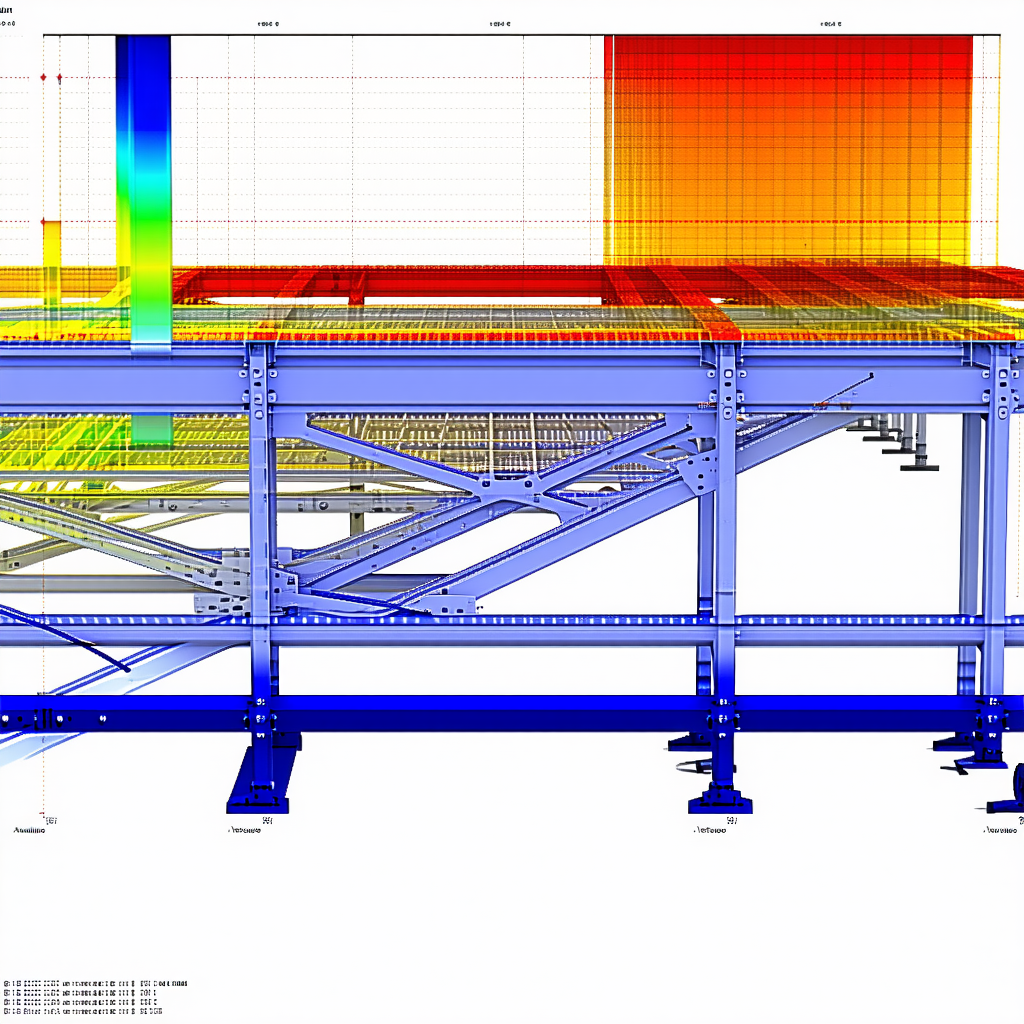 A Large Blue Structure Is Shown In A 3d Model