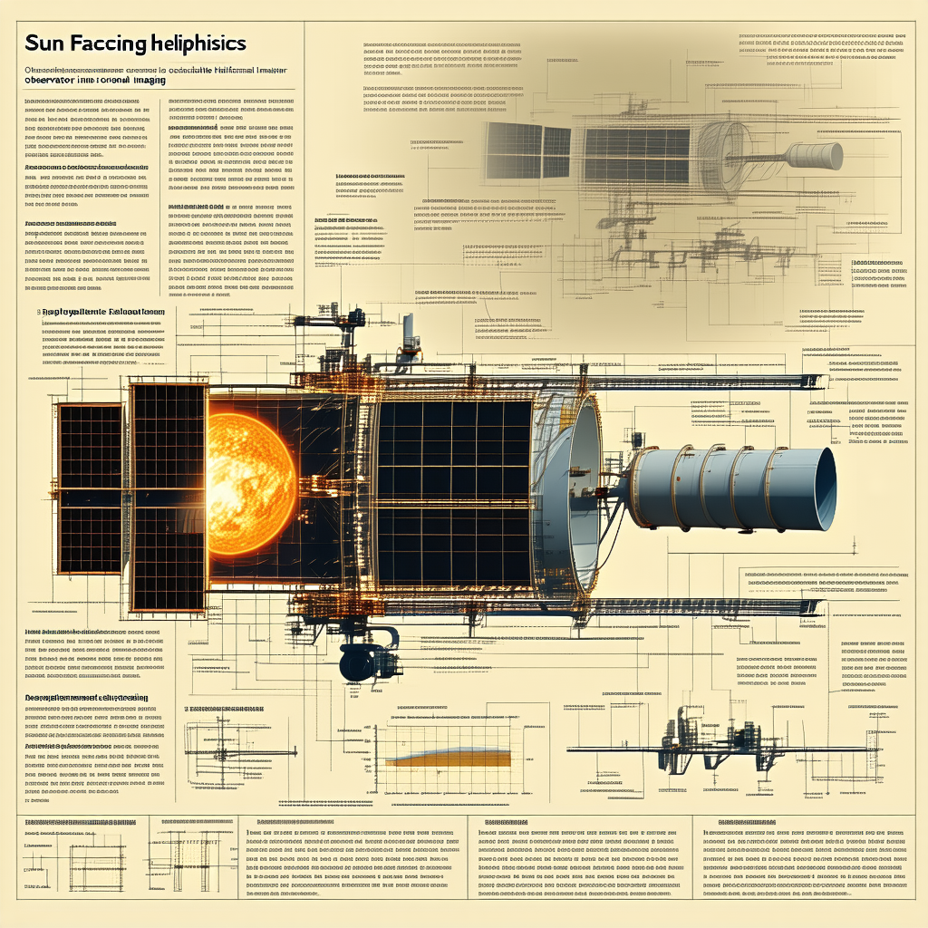 A Diagram Is Displayed On A Page, Showing The Various Components Of A Spacecraft