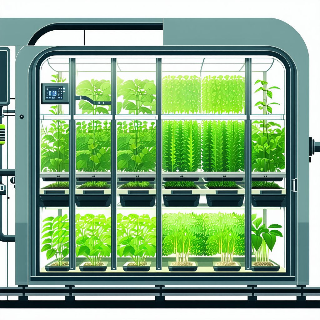 A Large Greenhouse Filled With Various Plants