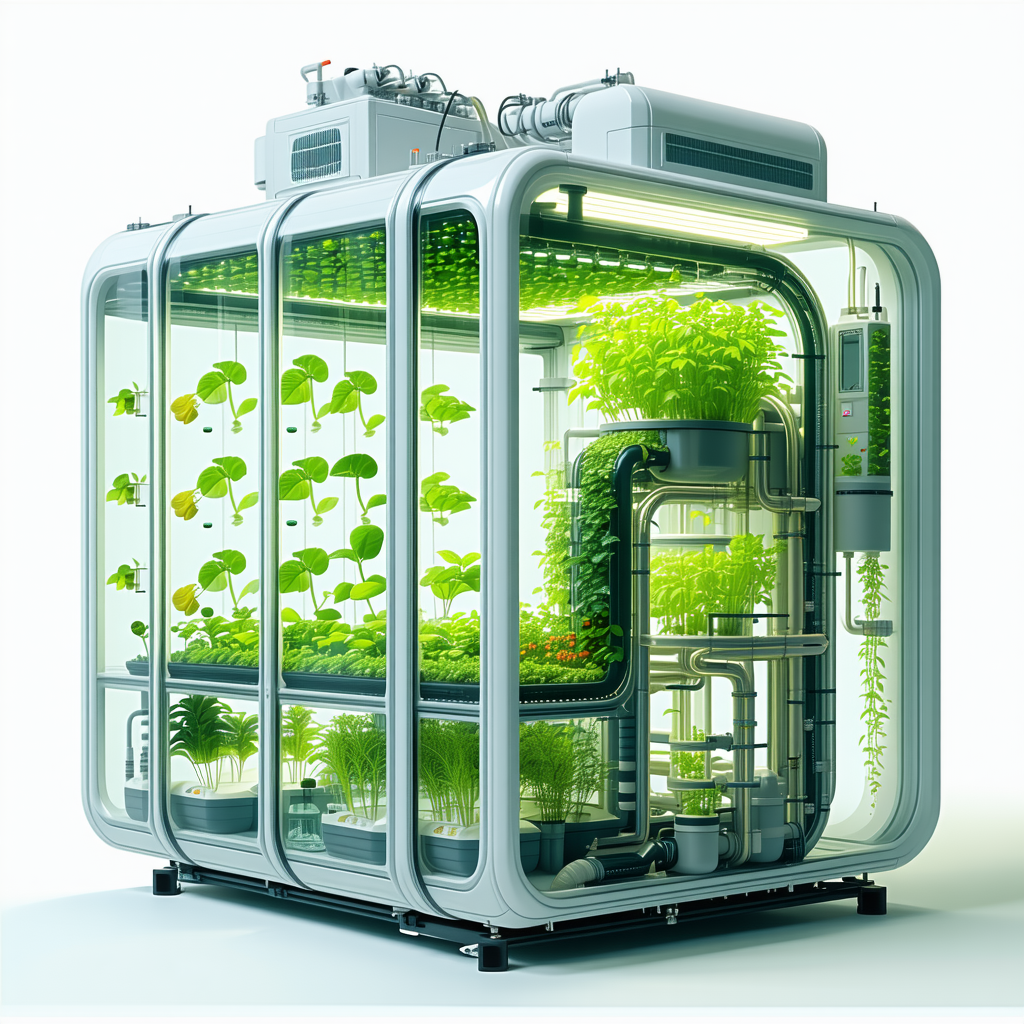 A Large, White, And Glass-walled Structure That Houses A Variety Of Plants