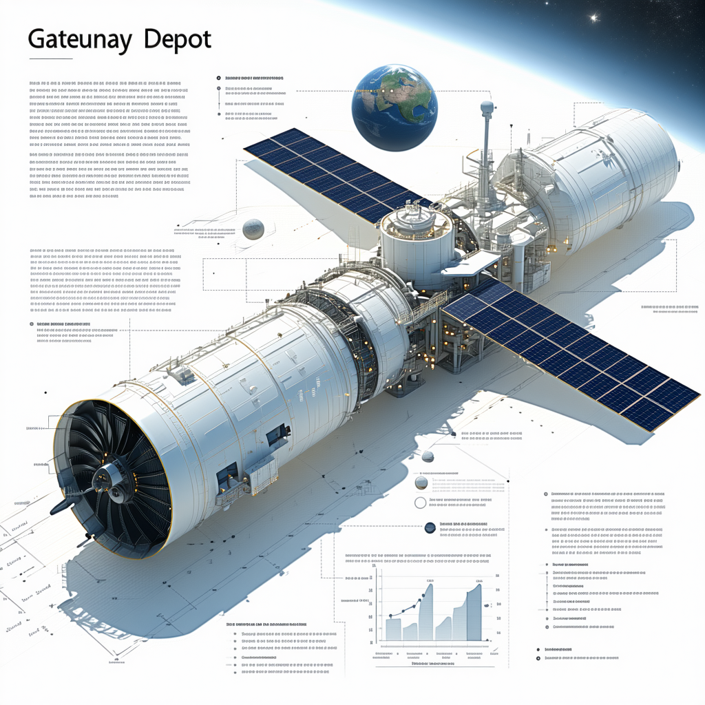 A Space Shuttle Is Shown In A Diagram, With A Large Globe In The Background