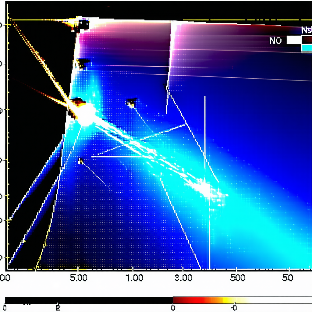 graphic representation light beam