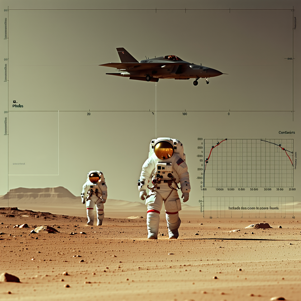In The Image, There Are Three Astronauts Standing On A Dirt Field, Possibly On A Planet