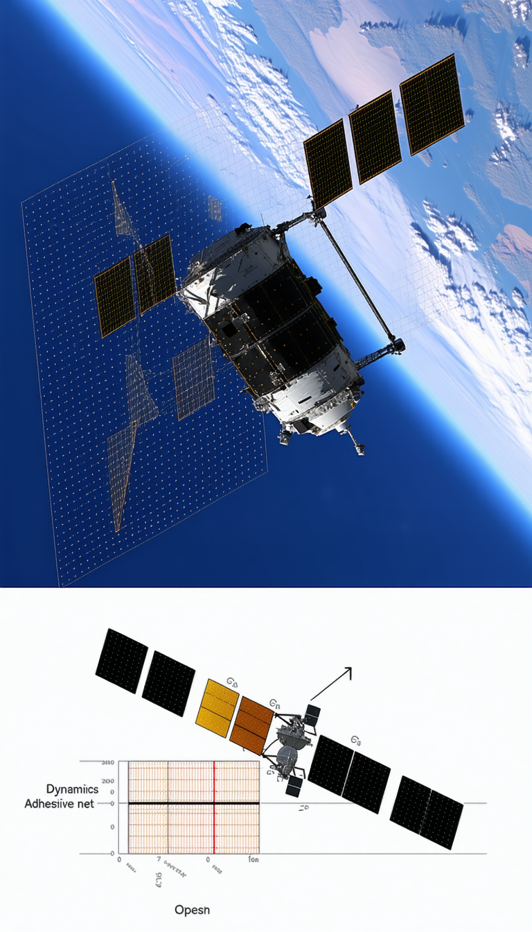A Spacecraft Is Shown In Two Different Views