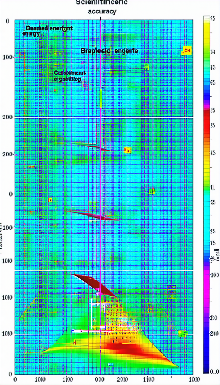 The Image Displays A Large, Colorful Graph With Various Lines And Shapes
