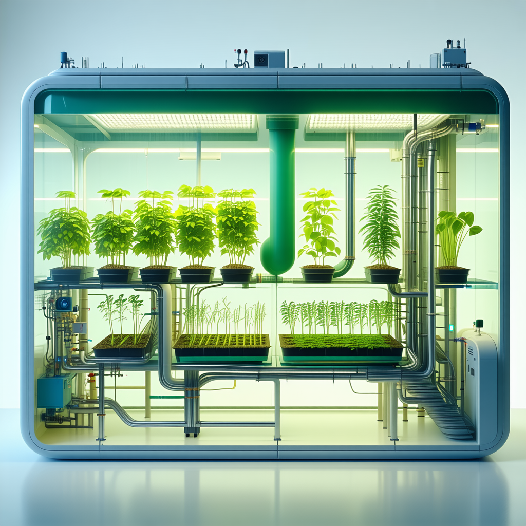 A Large, Well-lit Greenhouse Filled With Various Plants