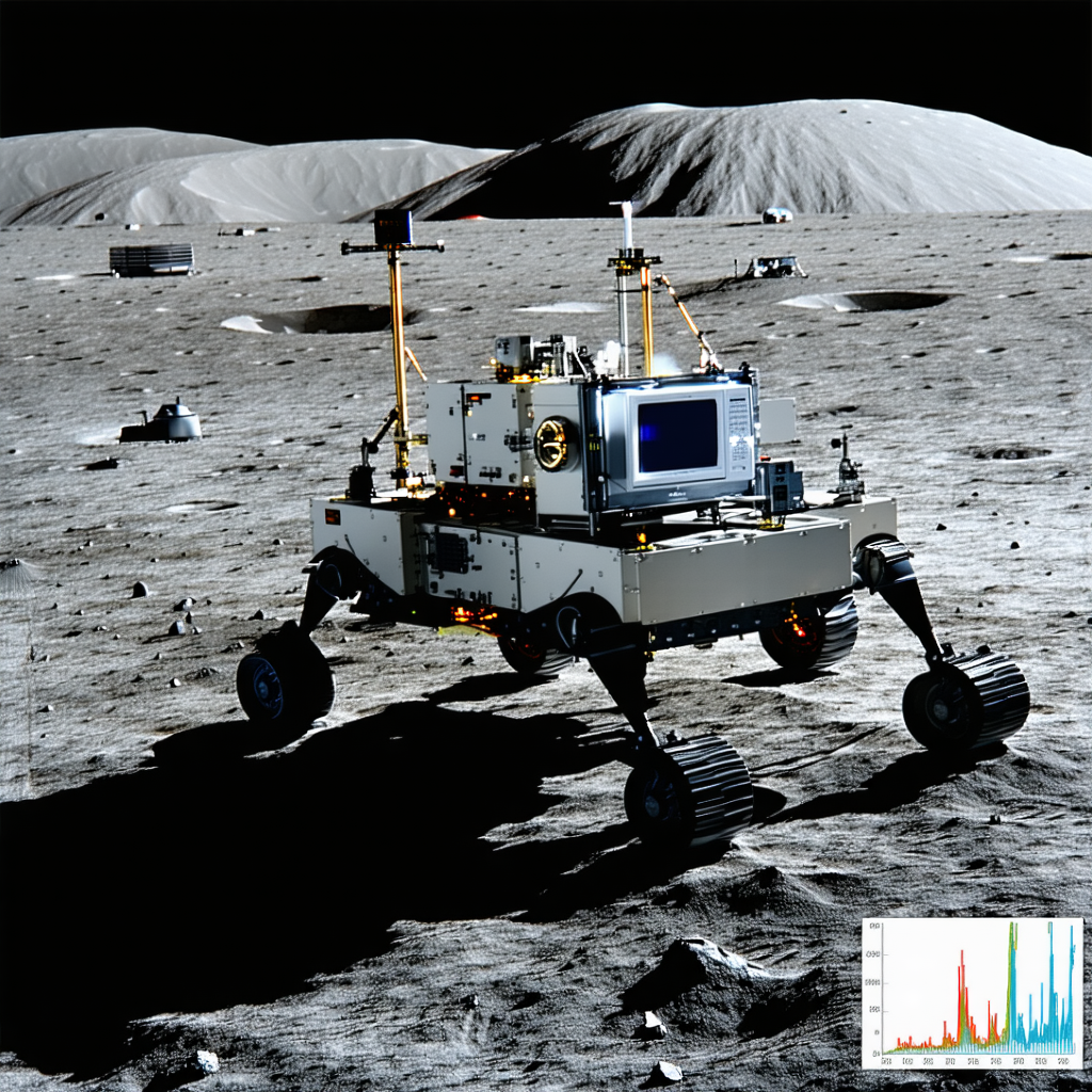 A Robotic Rover On The Surface Of A Planet