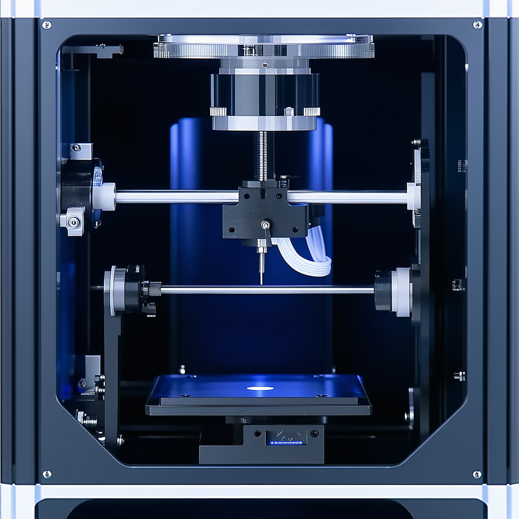 A Blue Machine Is Shown In The Image, With A Blue Light Shining On It