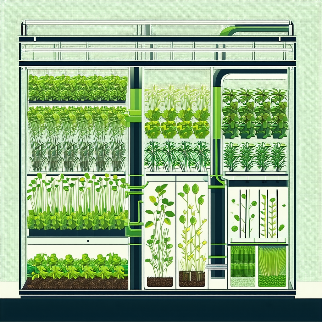 A Large Greenhouse Filled With Various Plants