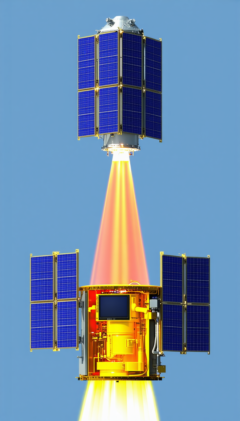 A Spacecraft With A Television Screen On The Front