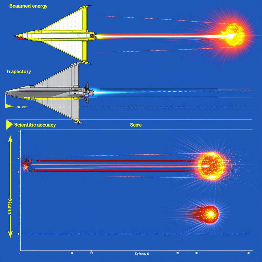 The Image Is A Graphic Representation Of A Spacecraft's Trajectory