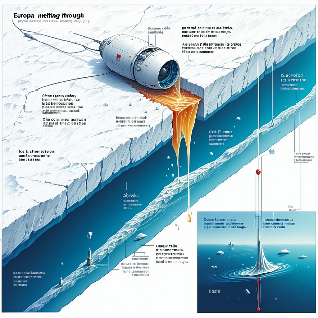 A Large Iceberg Is Shown In A Diagram, With A Red Line Running Through It