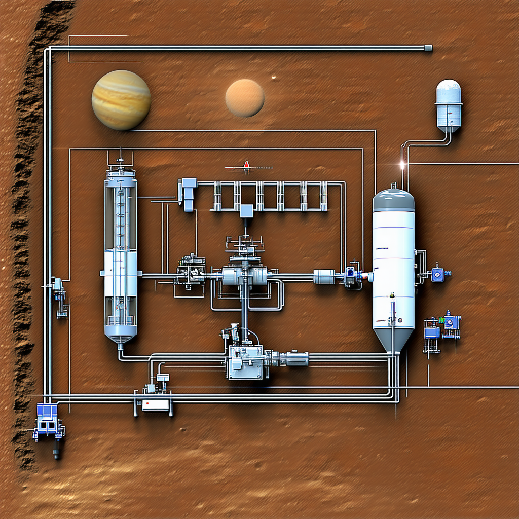 In The Image, There Is A Large, Complex Machine With Many Pipes And Tubes