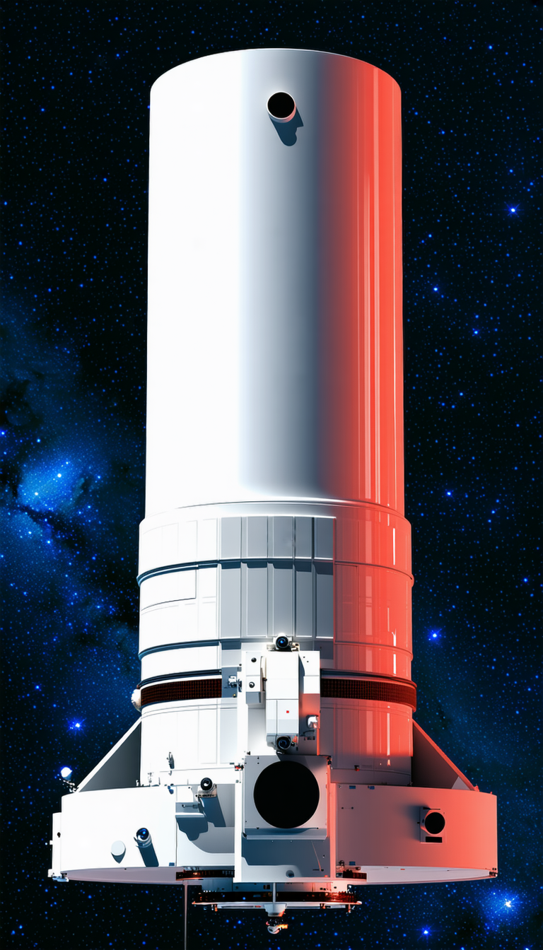 A Large White And Red Rocket Ship, Possibly A Space Shuttle, Sitting On A Launch Pad