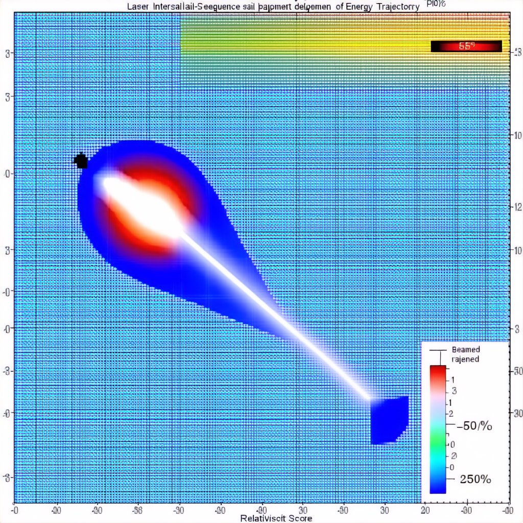 A Computer-generated Graph Of A Laser Beam