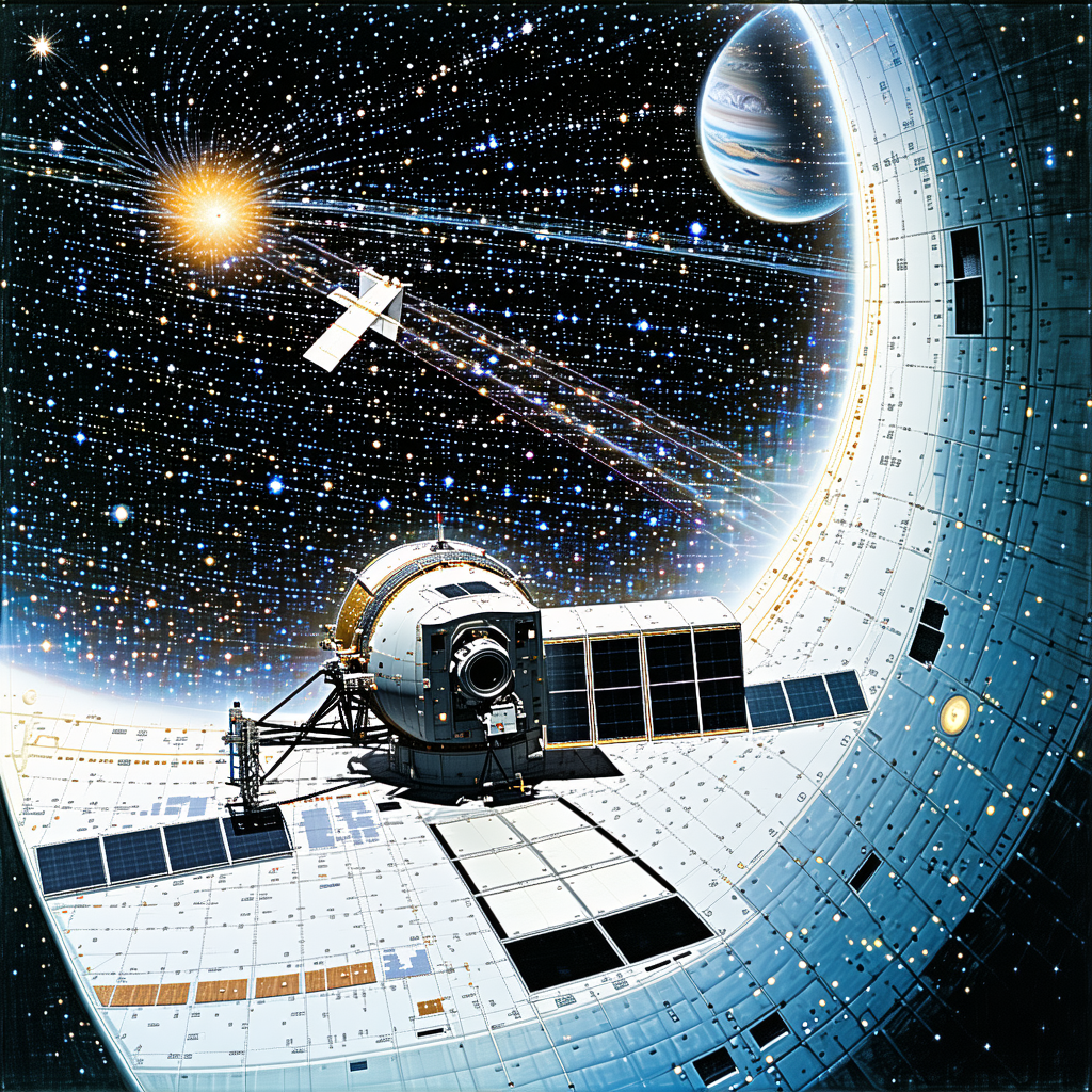 image, there spacecraft large dome