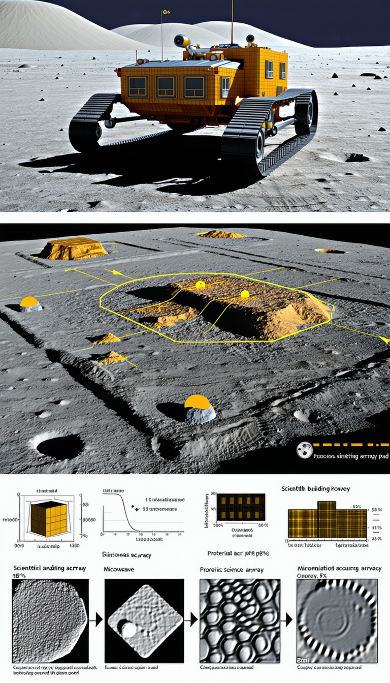 The Image Is A Split-screen Display Of A Martian Landscape