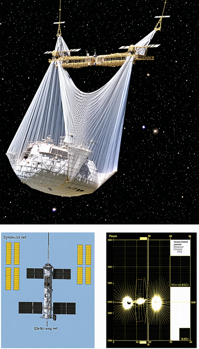 A Spacecraft With A Large Dome-shaped Structure On Top Of It