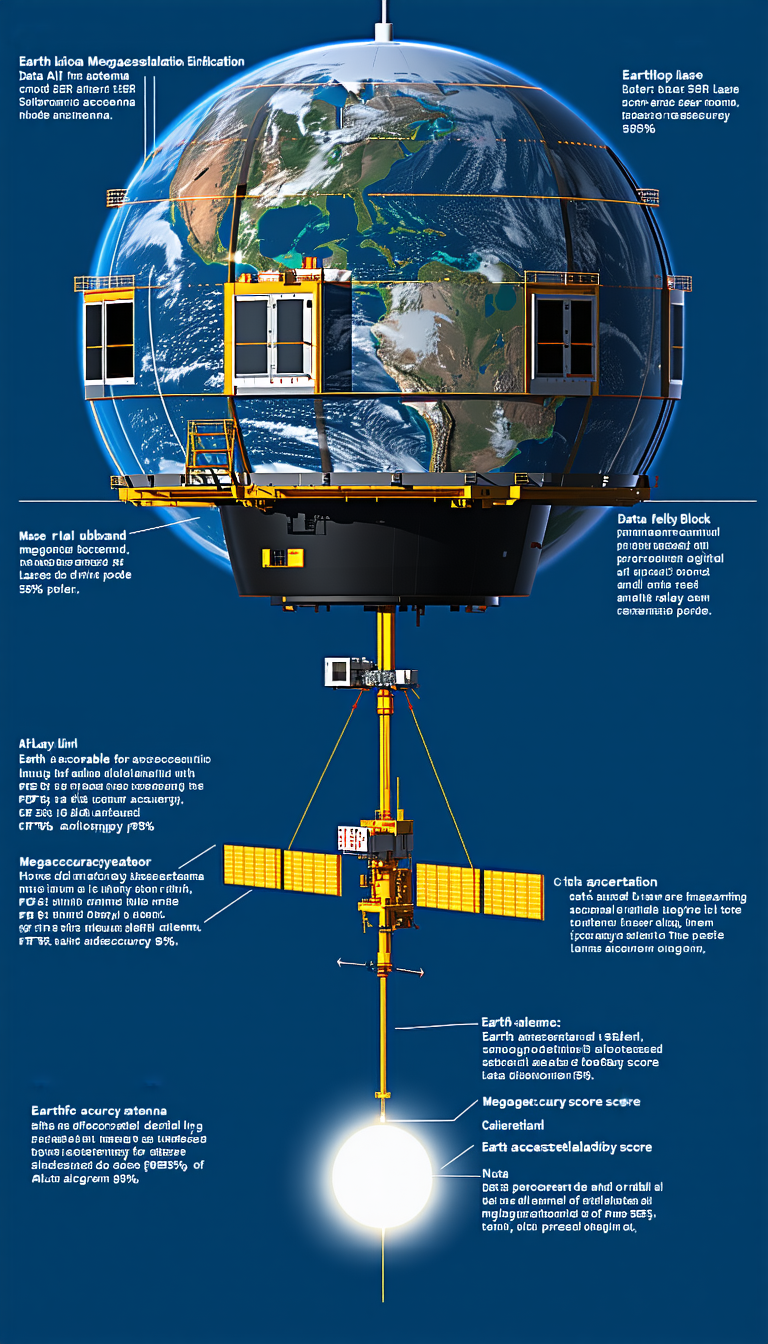 The Image Is A Diagram Of A Space Station, Showing The Various Components And Their Functions