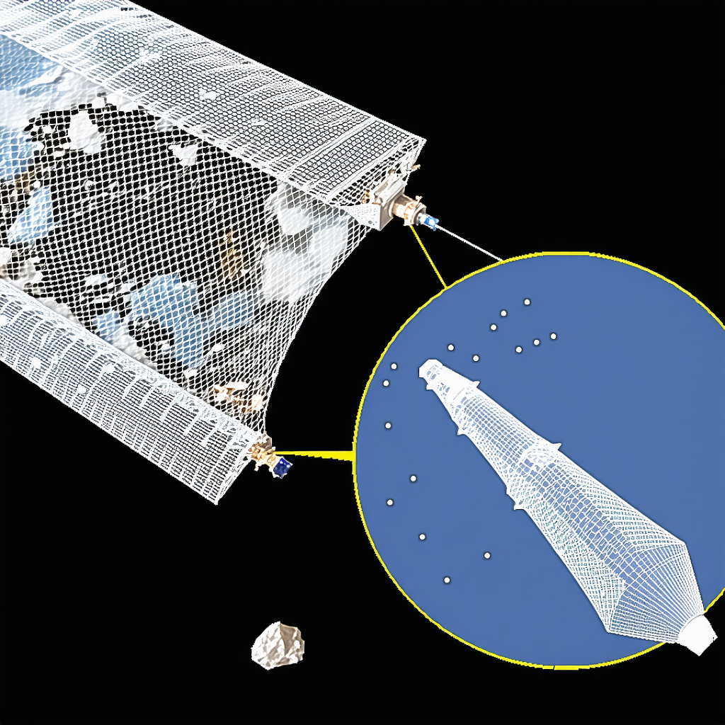 A Space Shuttle Is Shown In A Close-up View, With A Blue Background