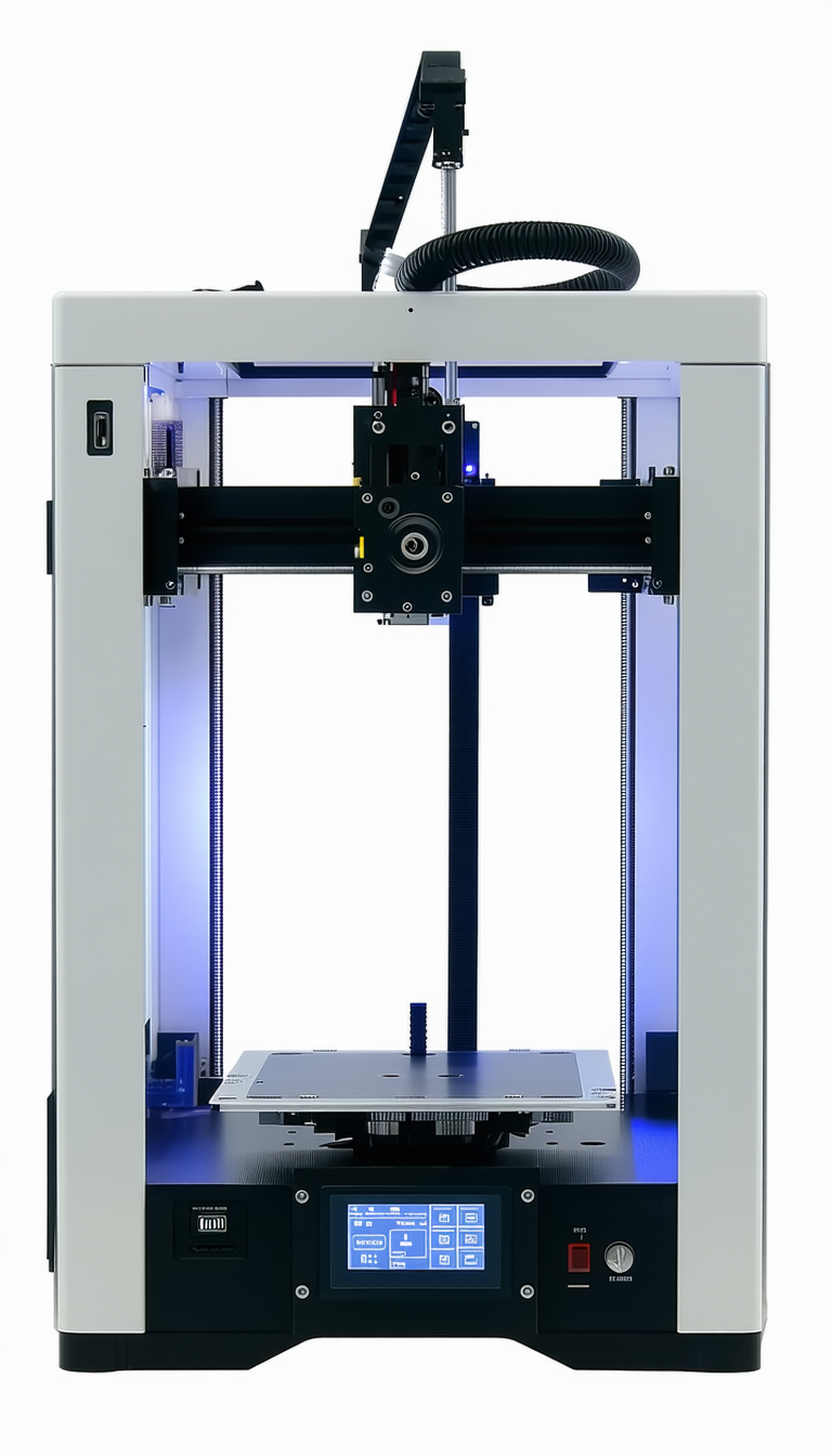 A Large White Machine Is Shown In A Close-up View