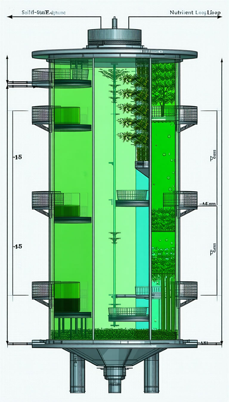 A Large Green Tree Is Growing In A Building, Surrounded By A Variety Of Plants
