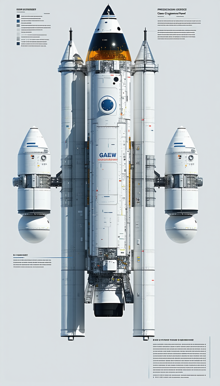 A White Rocket Ship Is Shown In A 3d Model