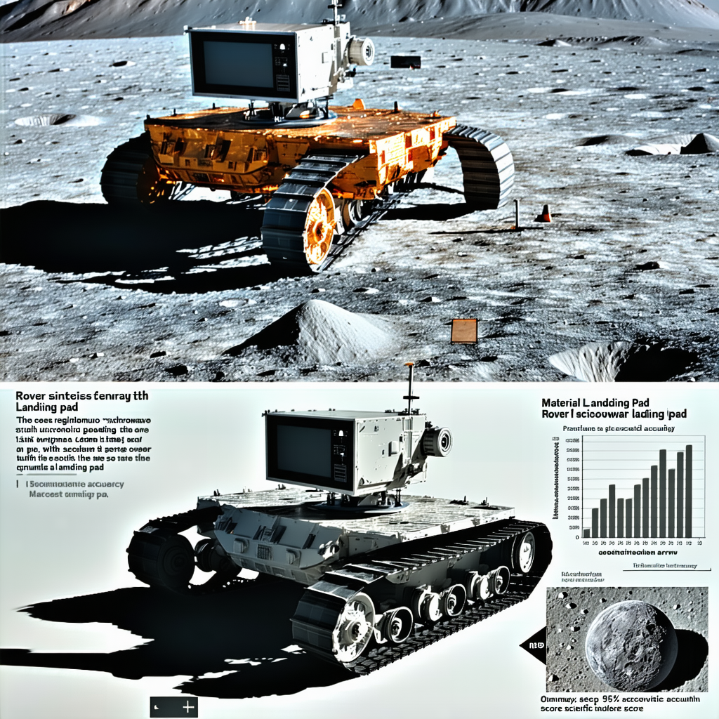 A Robotic Vehicle, Possibly A Rover, Sitting On A Rocky Surface