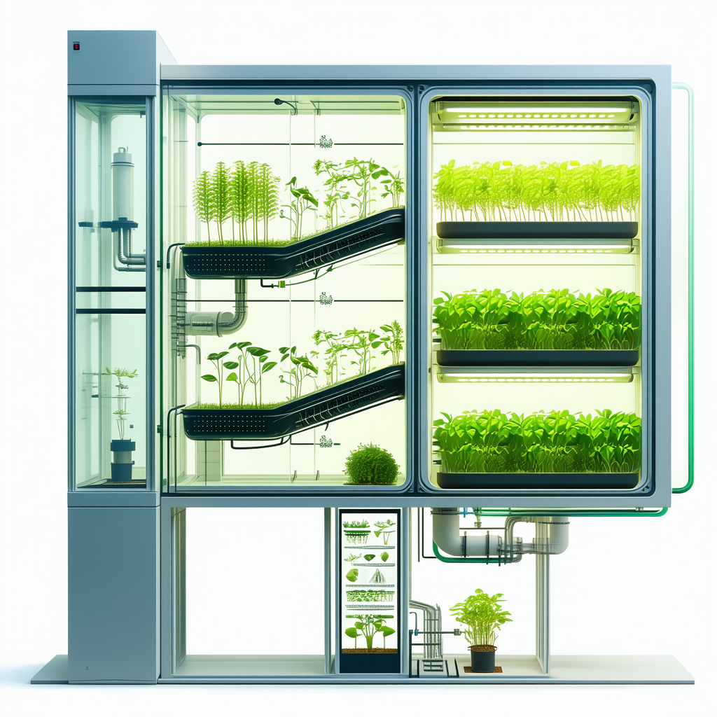 A Large, Multi-level Greenhouse Filled With Various Plants