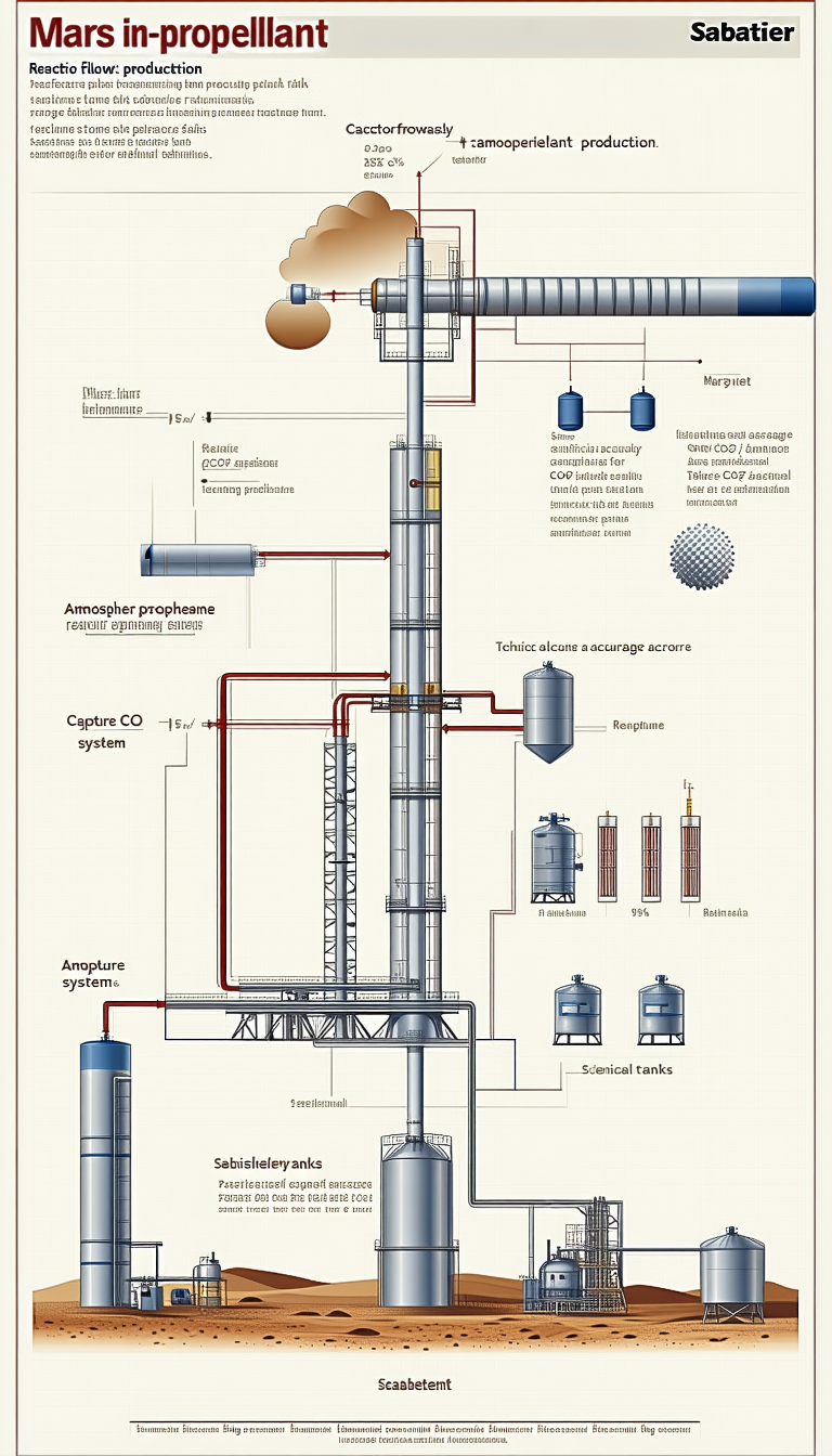 A Diagram Is Shown Of A Chemical Plant, With A Large Tower In The Center