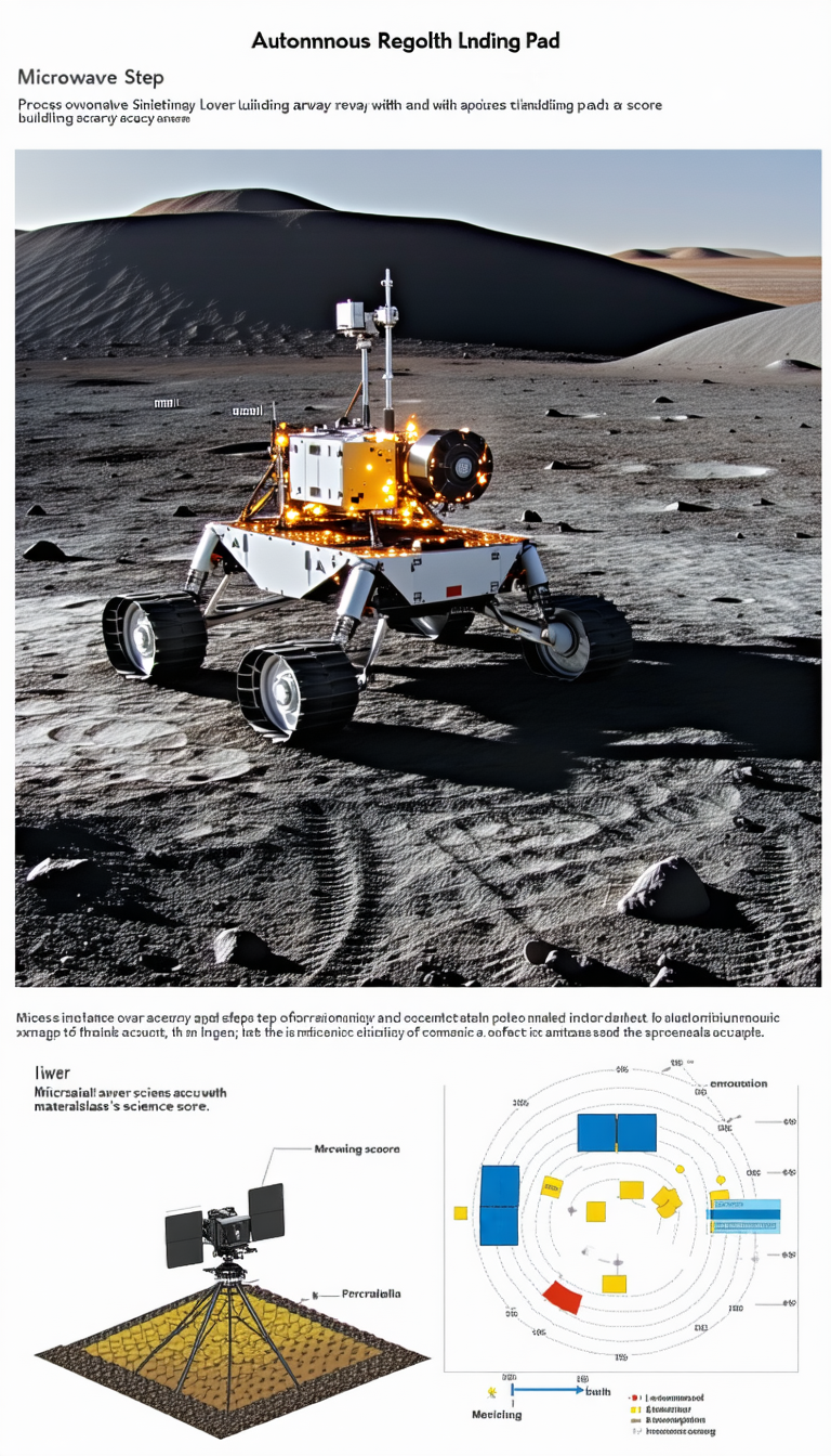 A White Robotic Vehicle, Possibly A Rover, Sitting On A Rocky Surface