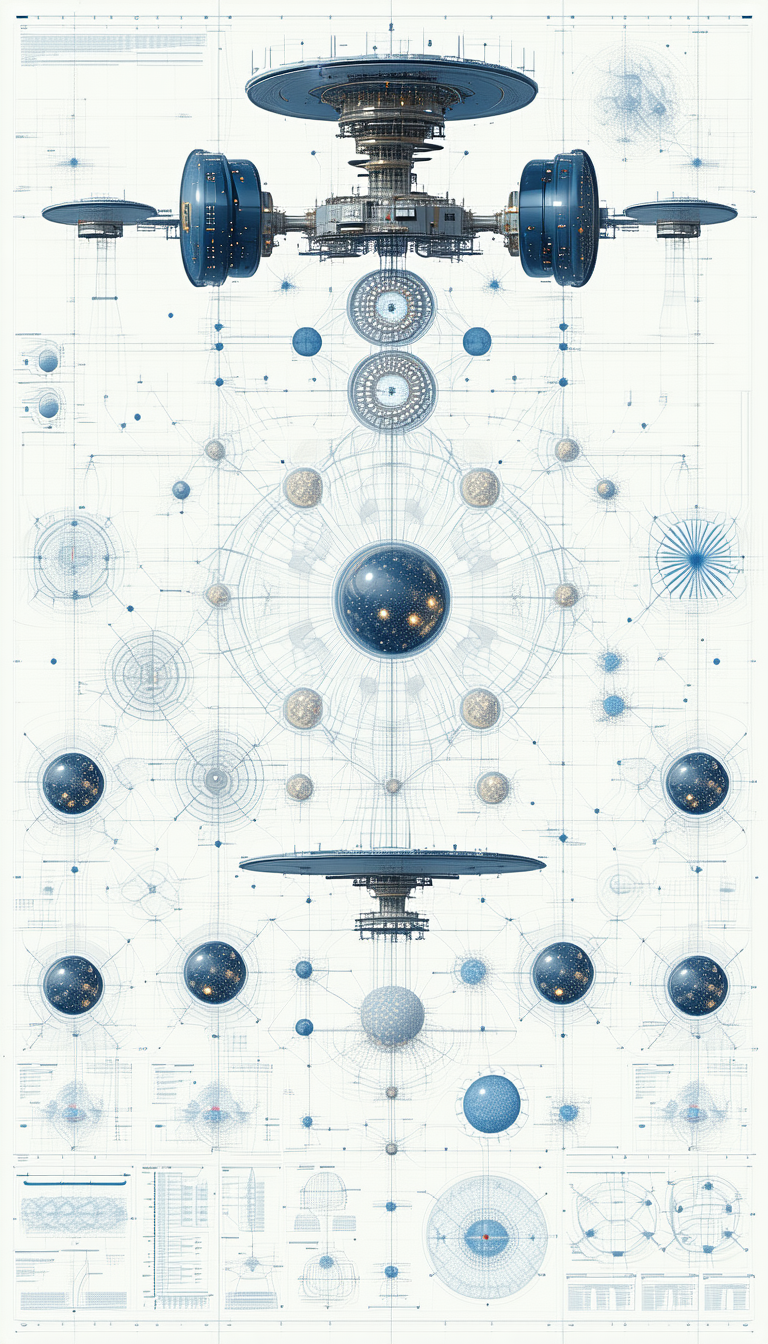 In This Image, There Is A Large, Round, Blue Object In The Center Of The Scene