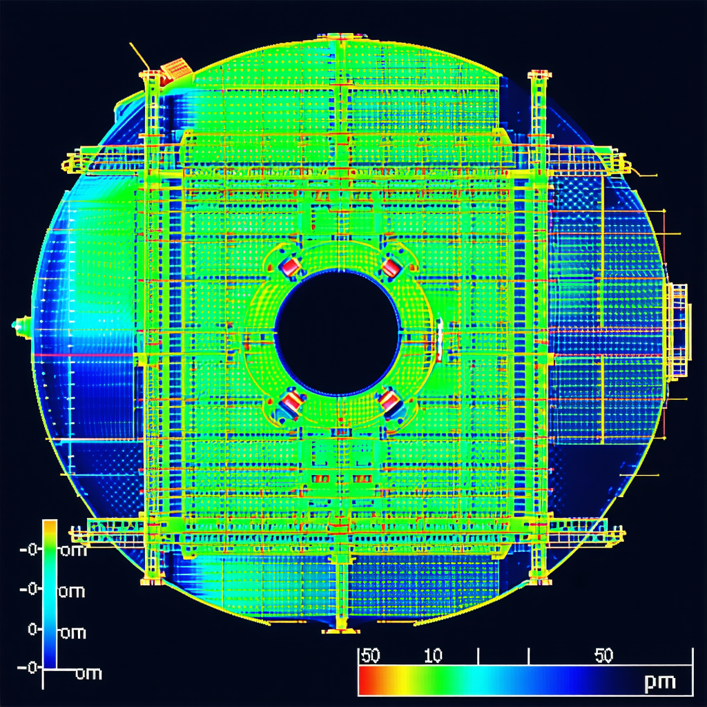 The Image Is A Computer-generated, Three-dimensional Model Of A Large