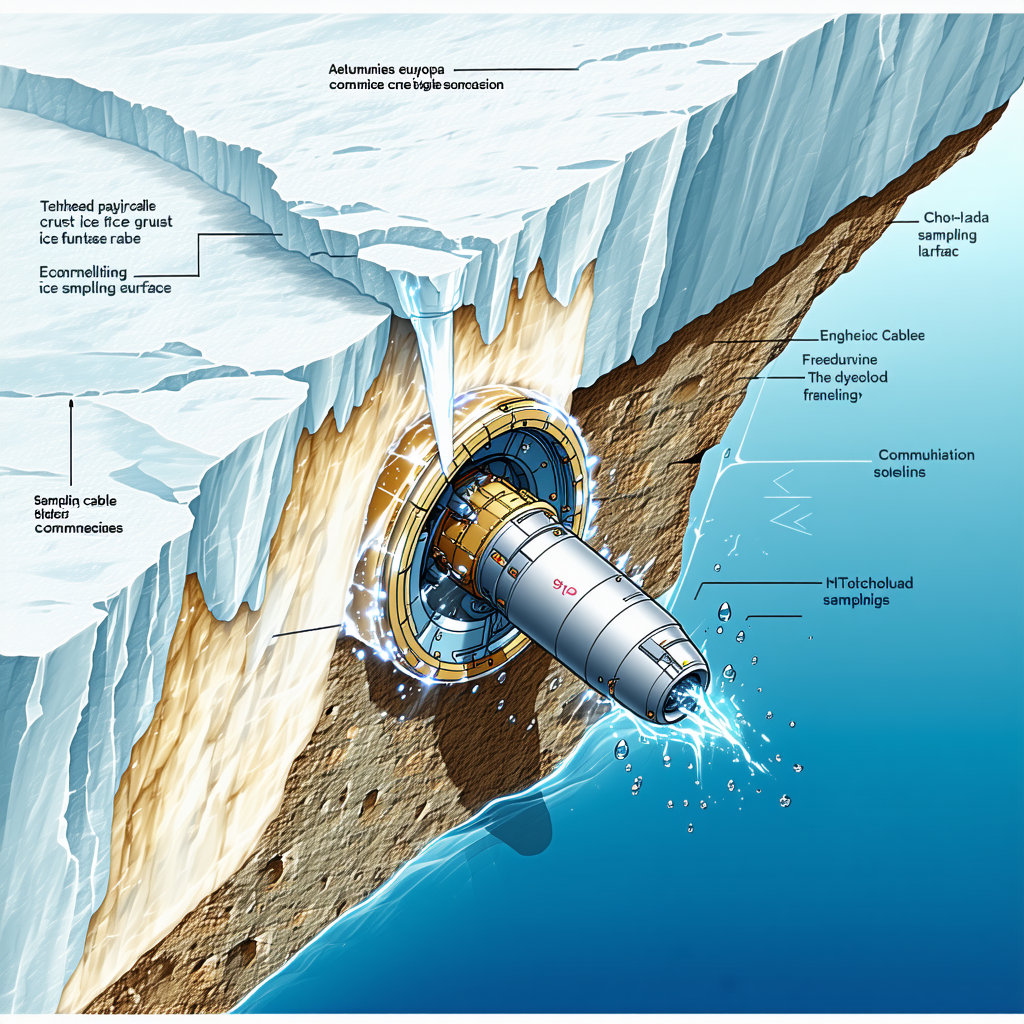 A Submarine, Specifically A Submarine Drilling Machine, Located Under The Ice