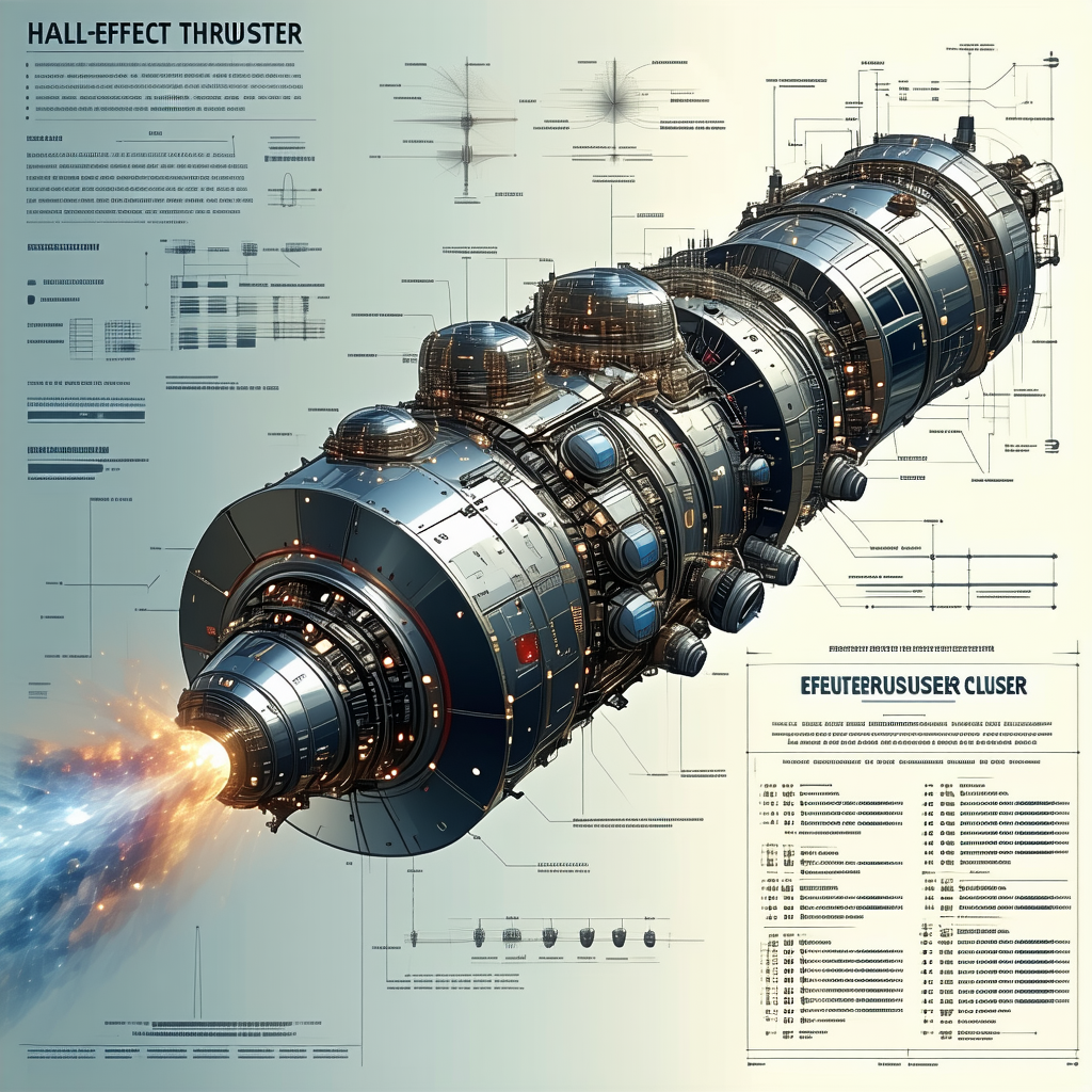 A Large, Futuristic Spacecraft Is Shown In A Diagram, With Its Various Components Labeled
