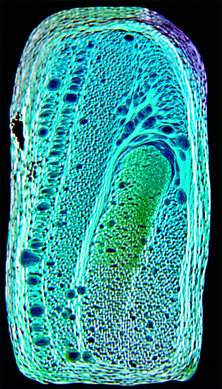 A Close-up Of A Piece Of Wood Shows Its Intricate Structure
