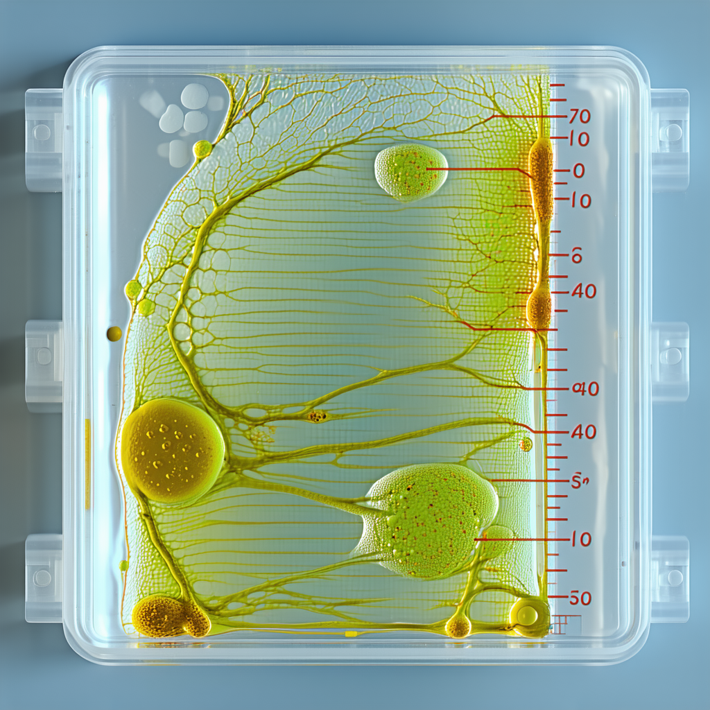 A Clear Plastic Container Filled With A Yellow Substance, Possibly A Mixture Of Water And Oil