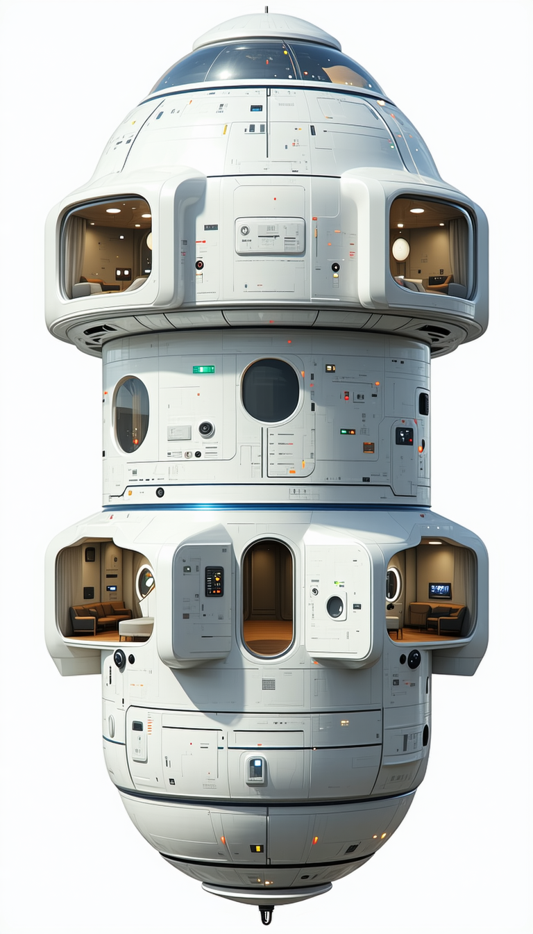A Large, Futuristic Building With A Unique Design